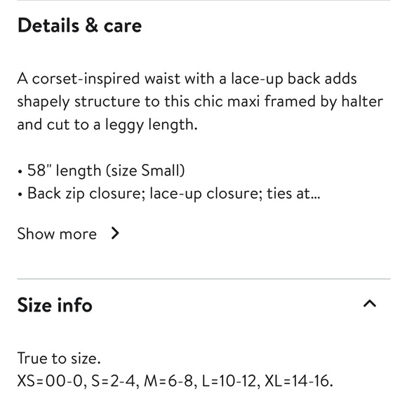 🦢NWT🦢 Naked Wardrobe Corset Halter Shirting Dress - Picture 7 of 7